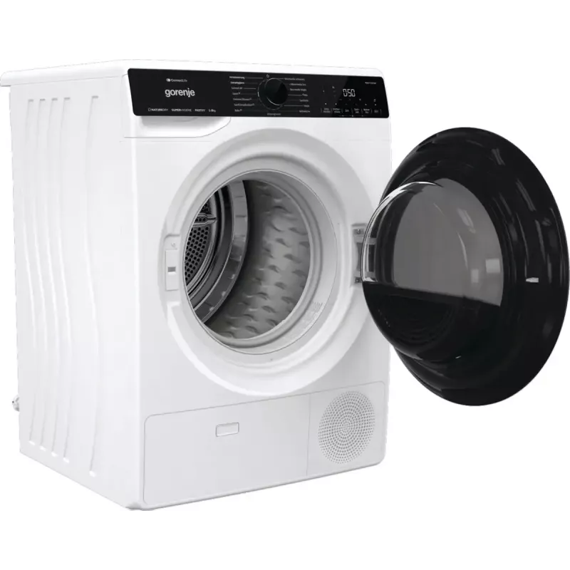 Veļas žāvētājs Gorenje DPNA93W ar siltumsūkni, brīvi stāvošs, priekšējā ielāde, 9 kg, balts, energoefektivitātes klase C