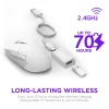 NZXT Lift Elite Wireless Gaming pele balta