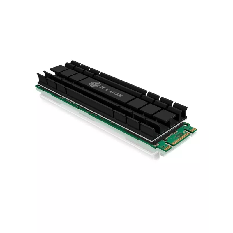 ICY BOX IB-M2HS-701 M.2 NVMe SSD dzesētājs/radiators, melns, 1 gab.