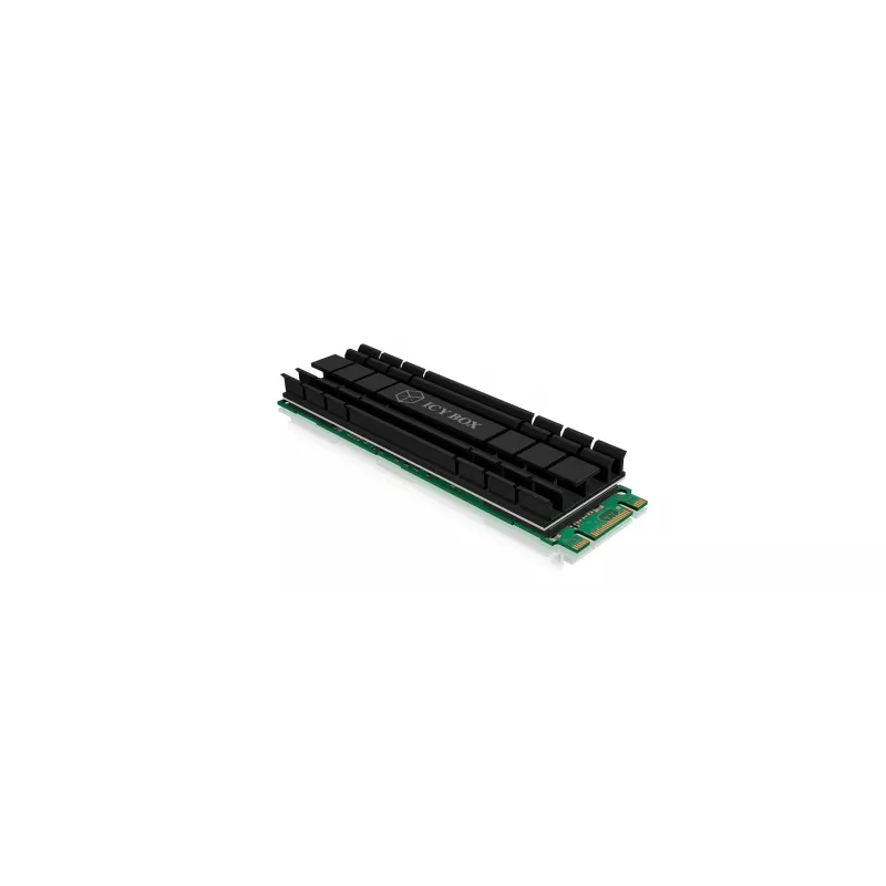 ICY BOX IB-M2HS-701 M.2 NVMe SSD dzesētājs/radiators, melns, 1 gab.