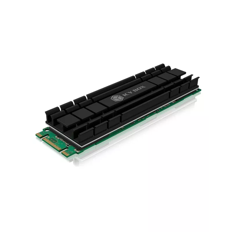 ICY BOX IB-M2HS-701 M.2 NVMe SSD dzesētājs/radiators, melns, 1 gab.