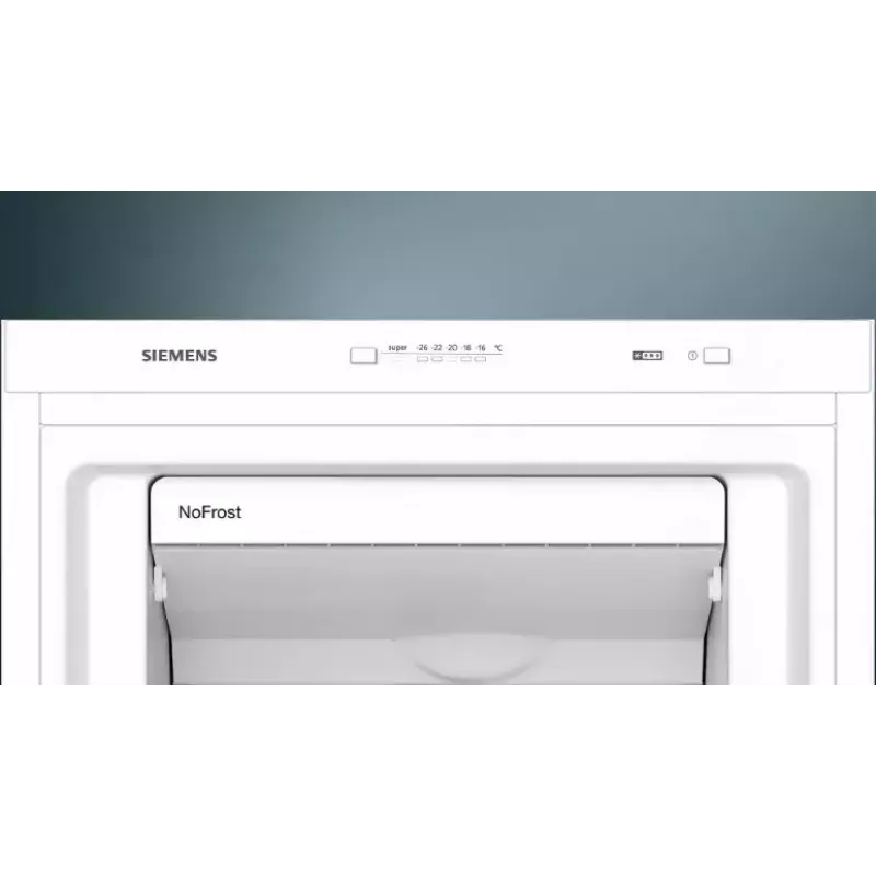 Siemens iQ300 GS29NVWEP saldētava Vertikālā saldētava Brīvi stāvoša 200 L Balta