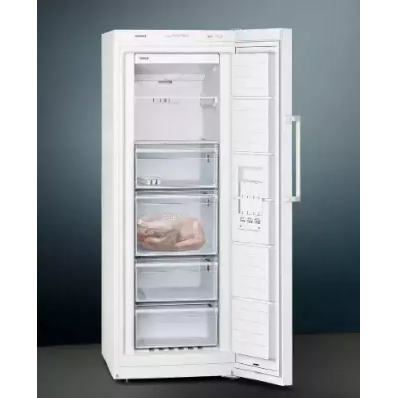 Siemens iQ300 GS29NVWEP saldētava Vertikālā saldētava Brīvi stāvoša 200 L Balta
