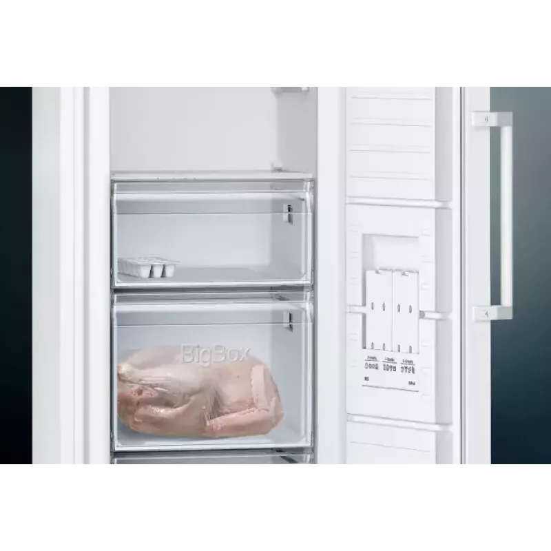 Siemens iQ300 GS29NVWEP saldētava Vertikālā saldētava Brīvi stāvoša 200 L Balta