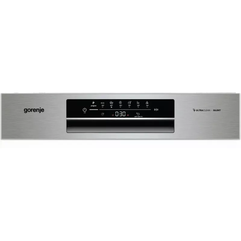Trauku mazgājamā mašīna Gorenje GI642E90X daļēji integrējama, 13 galda klājumi, 60 cm, 47 dB, 11 L/ciklā, energoefektivitātes klase E