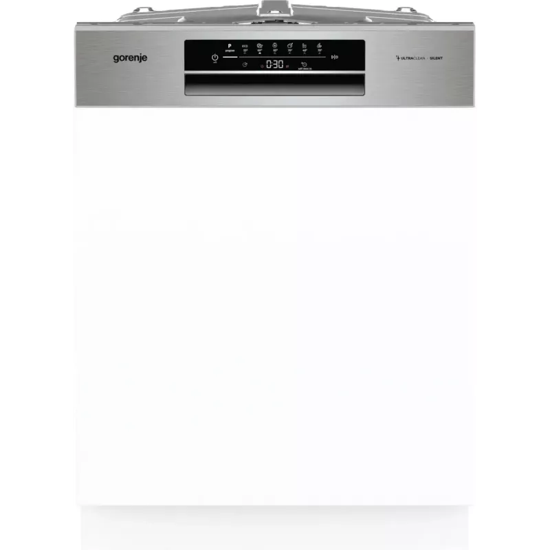 Trauku mazgājamā mašīna Gorenje GI642E90X daļēji integrējama, 13 galda klājumi, 60 cm, 47 dB, 11 L/ciklā, energoefektivitātes klase E