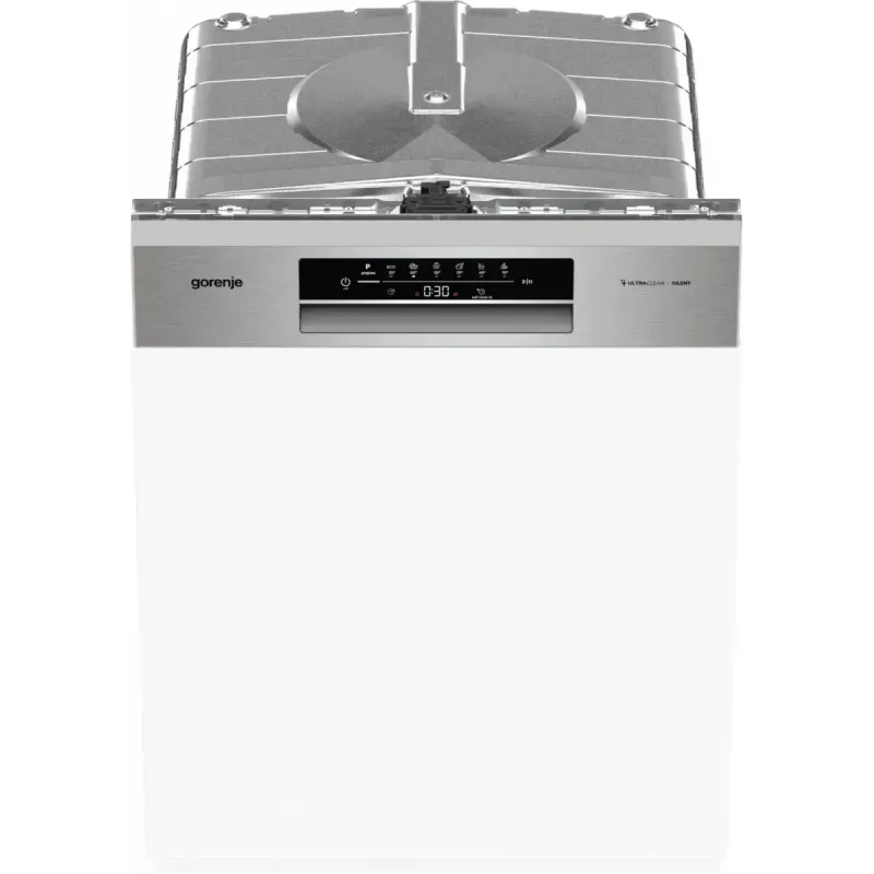 Trauku mazgājamā mašīna Gorenje GI642E90X daļēji integrējama, 13 galda klājumi, 60 cm, 47 dB, 11 L/ciklā, energoefektivitātes klase E