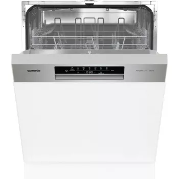 Trauku mazgājamā mašīna Gorenje GI642E90X daļēji integrējama, 13 galda klājumi, 60 cm, 47 dB, 11 L/ciklā, energoefektivitātes klase E