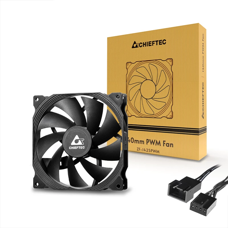 Dzesēšanas ventilators CHIEFTEC ZF-1425PWM 140mm PWM klusa darbība