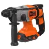 Urbjmašīna Melns & Decker BCD900E2K-QW 1880 RPM SDS Plus, 2.5 Ah baterija