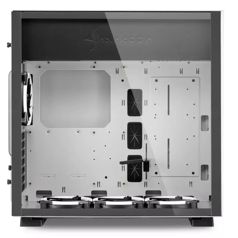 PC korpuss Sharkoon Pure Steel RGB Midi Tower balts