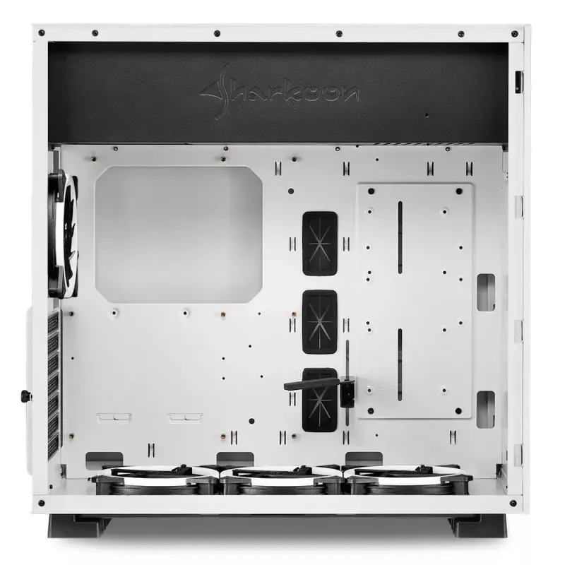 PC korpuss Sharkoon Pure Steel RGB Midi Tower balts