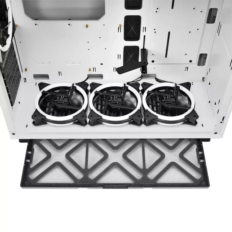 PC korpuss Sharkoon Pure Steel RGB Midi Tower balts