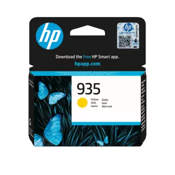HP 935 dzeltena Oriģināls tintes kasetne, dzeltena, 1 gab., 400 lapas