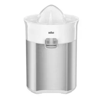 Braun CJ5050 WH elektriskā citrusu spiede 60 W Metāliska, Balta