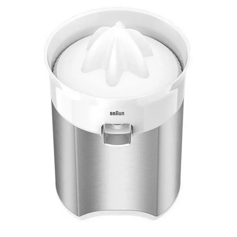 Braun CJ5050 WH elektriskā citrusu spiede 60 W Metāliska, Balta