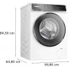 Bosch WGB256A41 veļas mašīna ar priekšējo ielādi 10 kg 1600 apgr./min balta
