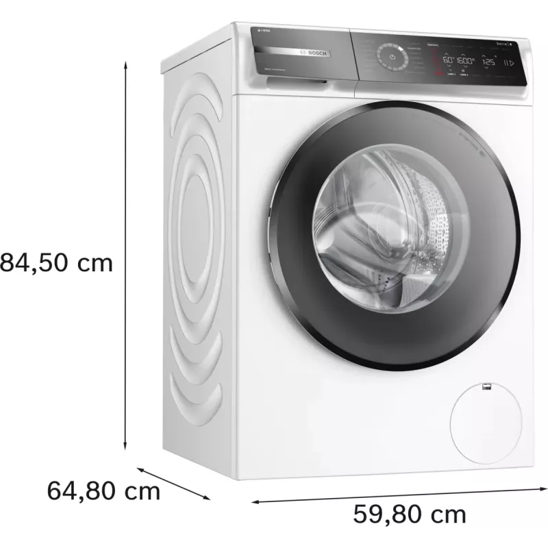 Bosch WGB256A41 veļas mašīna ar priekšējo ielādi 10 kg 1600 apgr./min balta