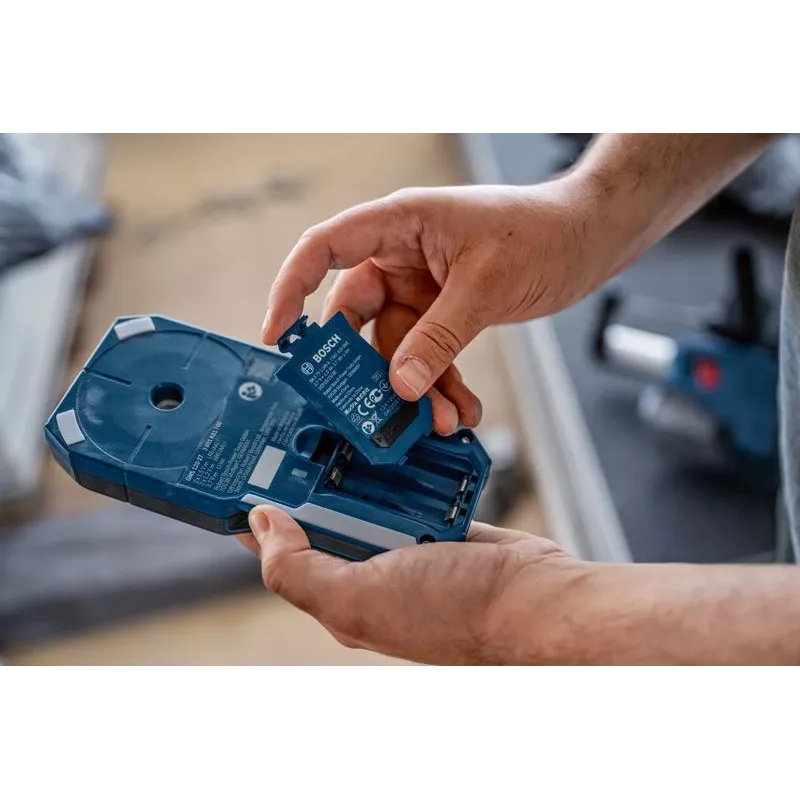Bosch GMS 120-27 Professional digitālais daudzfunkcionālais detektors Spriegumaktīvs kabelis, Metāls, Krāsainais metāls, Koks
