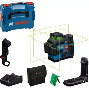 Lāzera līniju mērītājs Bosch GLL 12V-100-33 CG LB10 DK20 0601065401 Zaļais lāzers 12V