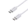 USB-C uz USB-C kabelis ADATA CACC-200PN-WH, USB 2.0, 2 m, balts