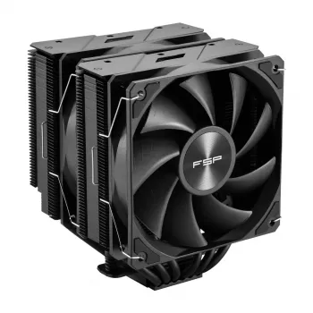 FSP MP7-B Processor Cooler Air 125 mm Melns, gaisa dzesētājs, 12 cm, 800 RPM, 1800 RPM, melna
