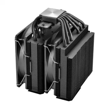 FSP MP7-B Processor Cooler Air 125 mm Melns, gaisa dzesētājs, 12 cm, 800 RPM, 1800 RPM, melna