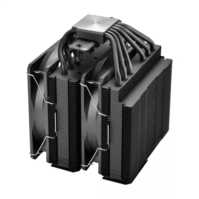FSP MP7-B Processor Cooler Air 125 mm Melns, gaisa dzesētājs, 12 cm, 800 RPM, 1800 RPM, melna