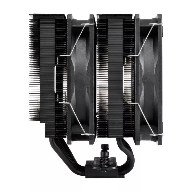 FSP MP7-B Processor Cooler Air 125 mm Melns, gaisa dzesētājs, 12 cm, 800 RPM, 1800 RPM, melna