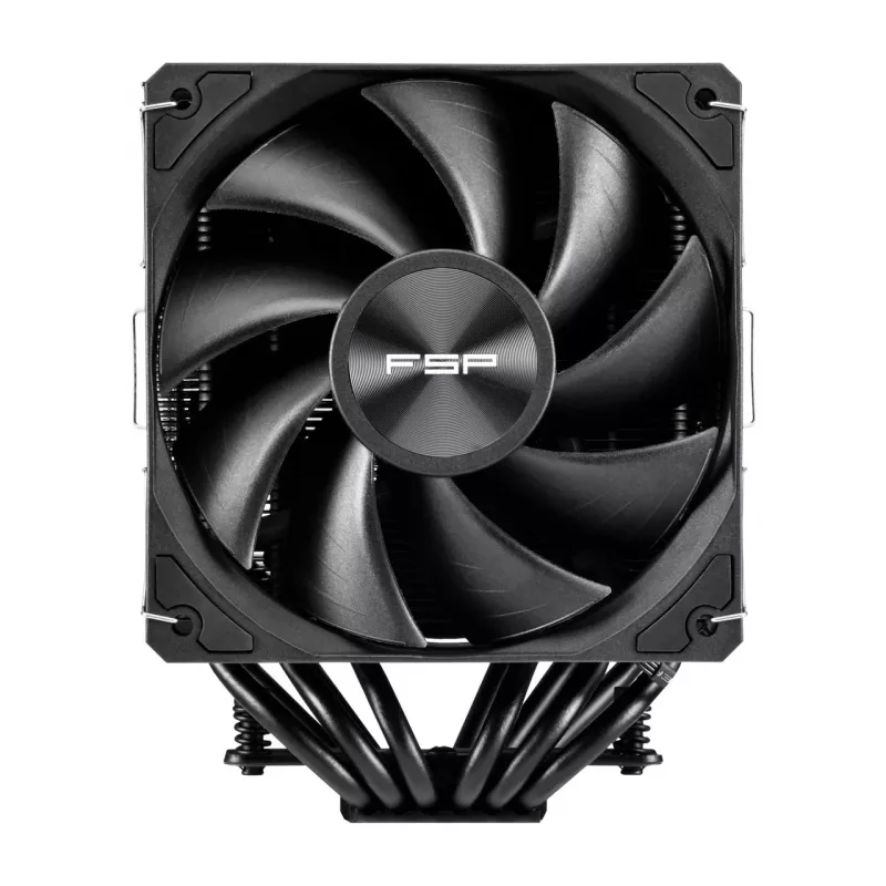 FSP MP7-B Processor Cooler Air 125 mm Melns, gaisa dzesētājs, 12 cm, 800 RPM, 1800 RPM, melna