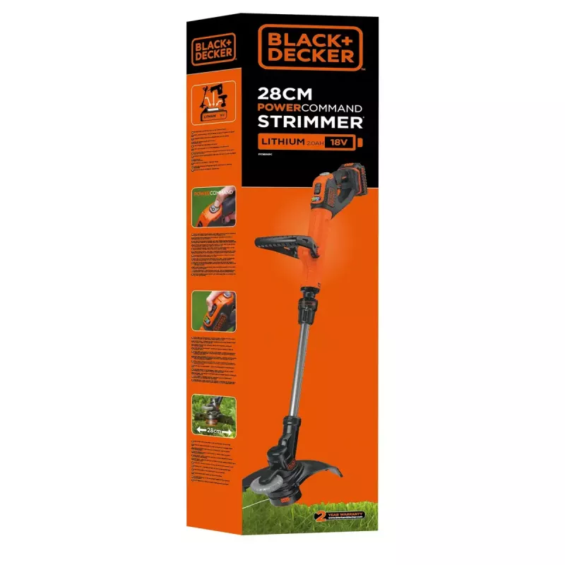 Krūmu trimmeris auklas trimmeris Black & Decker STC1820CM-QW