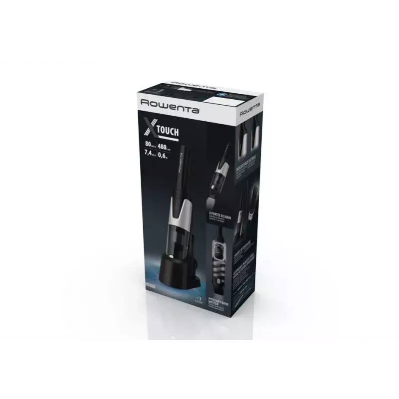 Rowenta X-Touch AC9736 rokas putekļsūcējs Pelēks, Balts Bez maisiņa