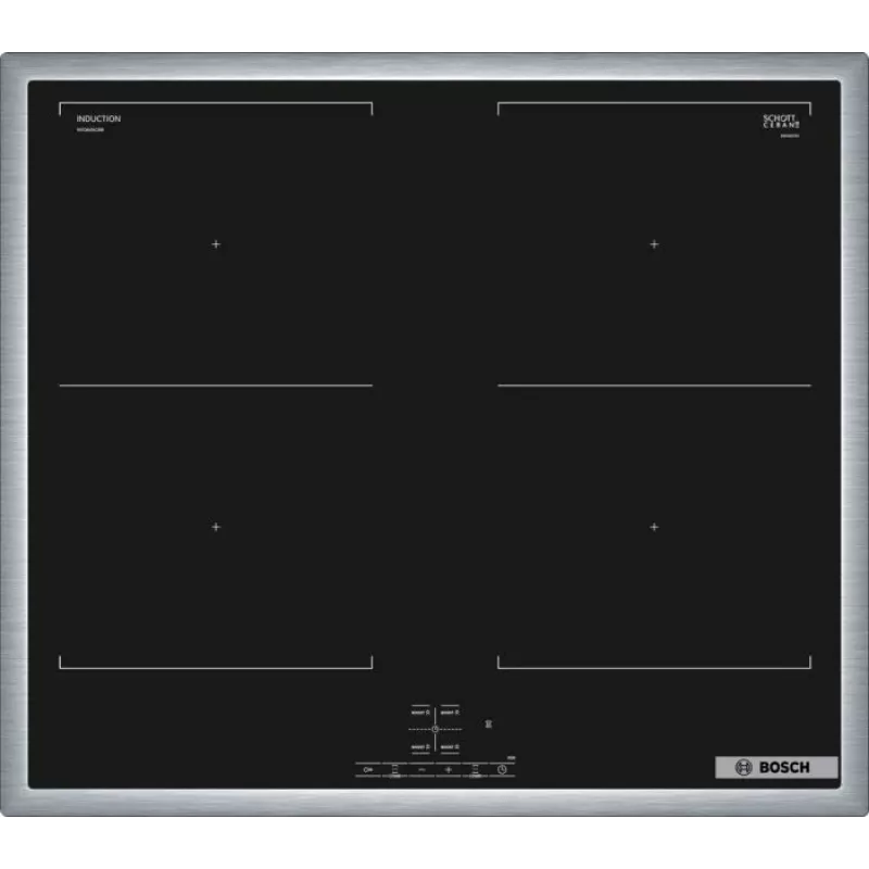 Bosch HEB517BB4 + NVQ645CB6E virtuves iekārtu komplekts Indukcijas plīts virsma Elektriskā