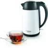 Bosch TWK3P421 elektriskā tējkanna 1,7 L 2400 W Melna, Balta
