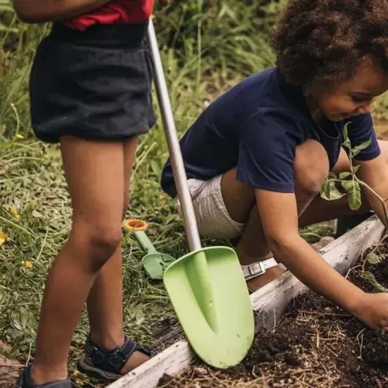 Lāpstiņa Fiskars MyFirst Alumīnijs-Plastmasa, zaļa