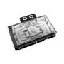 Alphacool 10248 aizmugurējā plāksne, alumīnija/hroma/vara, melna, 124 mm