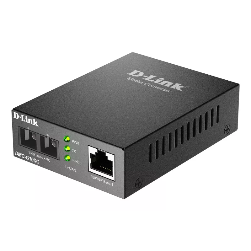 Multivides pārveidotājs D-Link DMC-G10SC/E 100/1000BaseT uz 1000BaseLX SC šķiedru