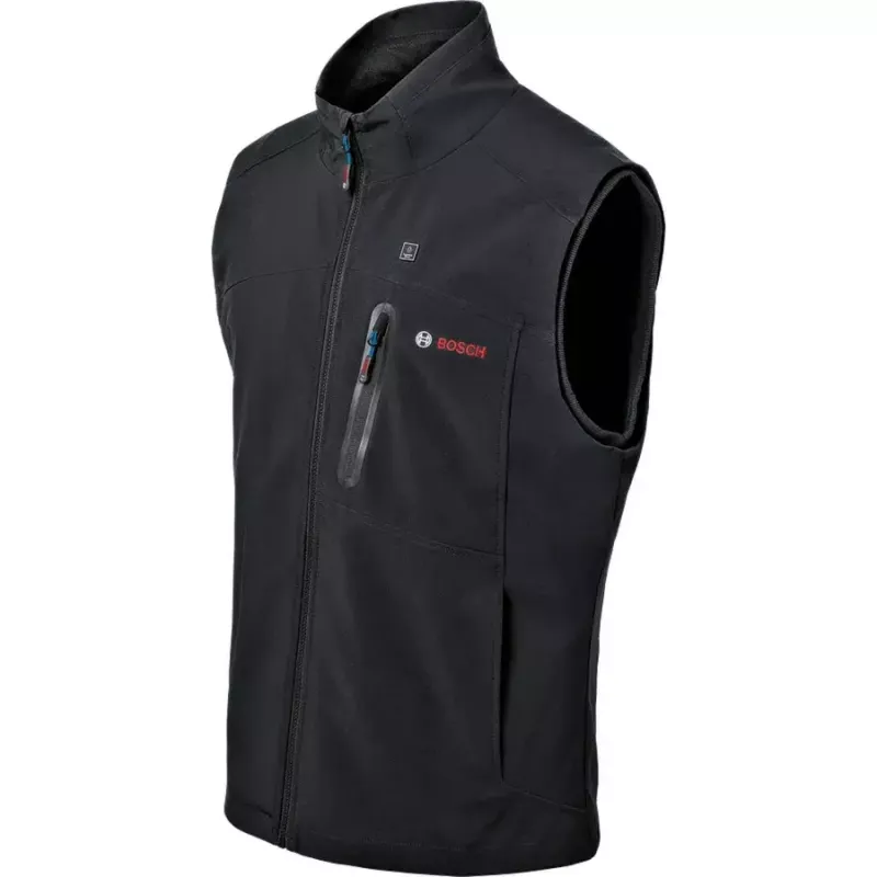 Bosch GHV 12+18V XA Professional apsildāmā veste, izmērs 3XL, melna, ar lādētāju un akumulatoru