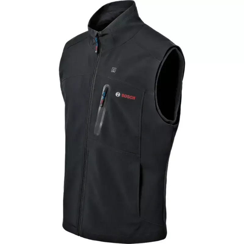 Bosch GHV 12+18V XA Professional apsildāma veste M izmērs melna ar lādētāju un akumulatoru
