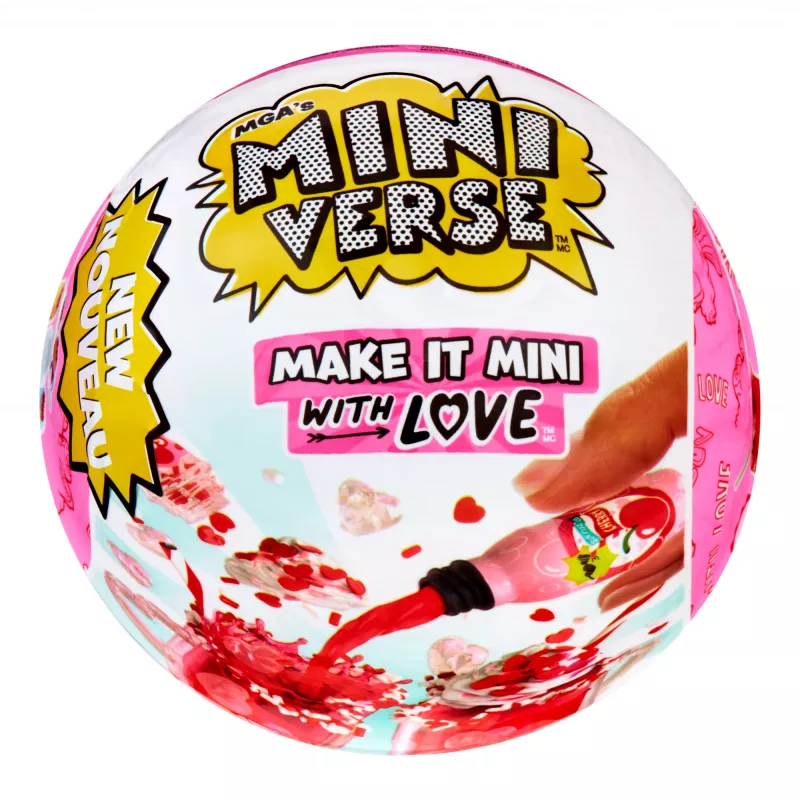 Miniverse Make It Mini Love in PDQ, 8 gadi, Daudzkrāsains, Plastmasa