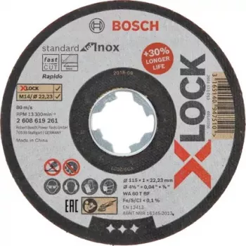 Griešanas disks Bosch 2 608 619 261 Plakans centrs Nerūsējošais tērauds