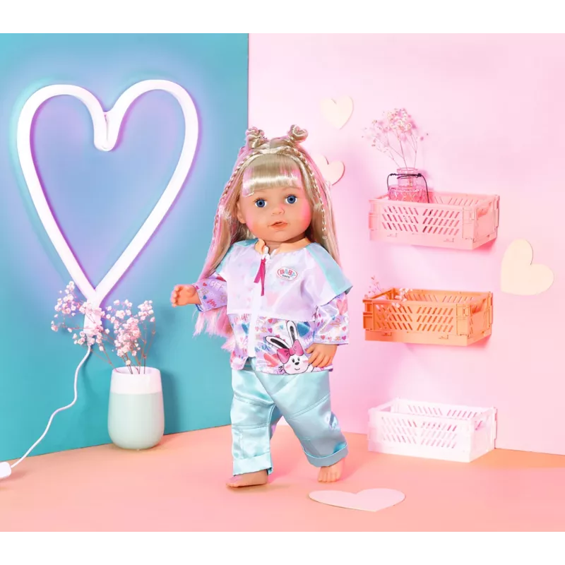 Leļļu apģērbu komplekts Zapf Creation BABY born Casual Outfit Aqua 3 gadi