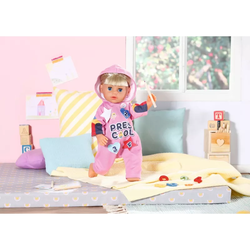 Leļļu kombinezons BABY born Kindergarten Romper+Badges 2 gadi 55 g