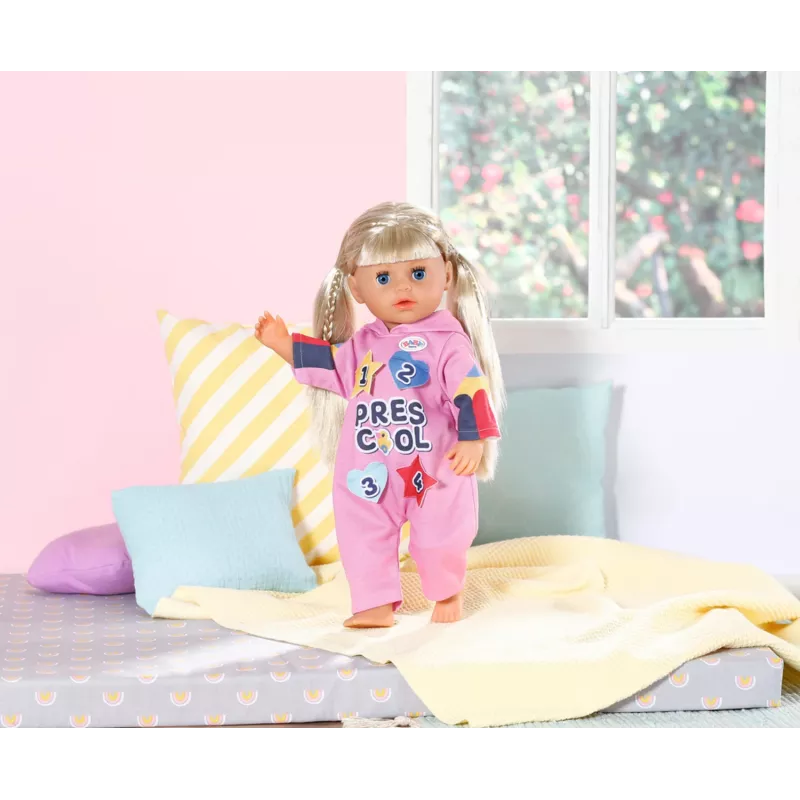 Leļļu kombinezons BABY born Kindergarten Romper+Badges 2 gadi 55 g