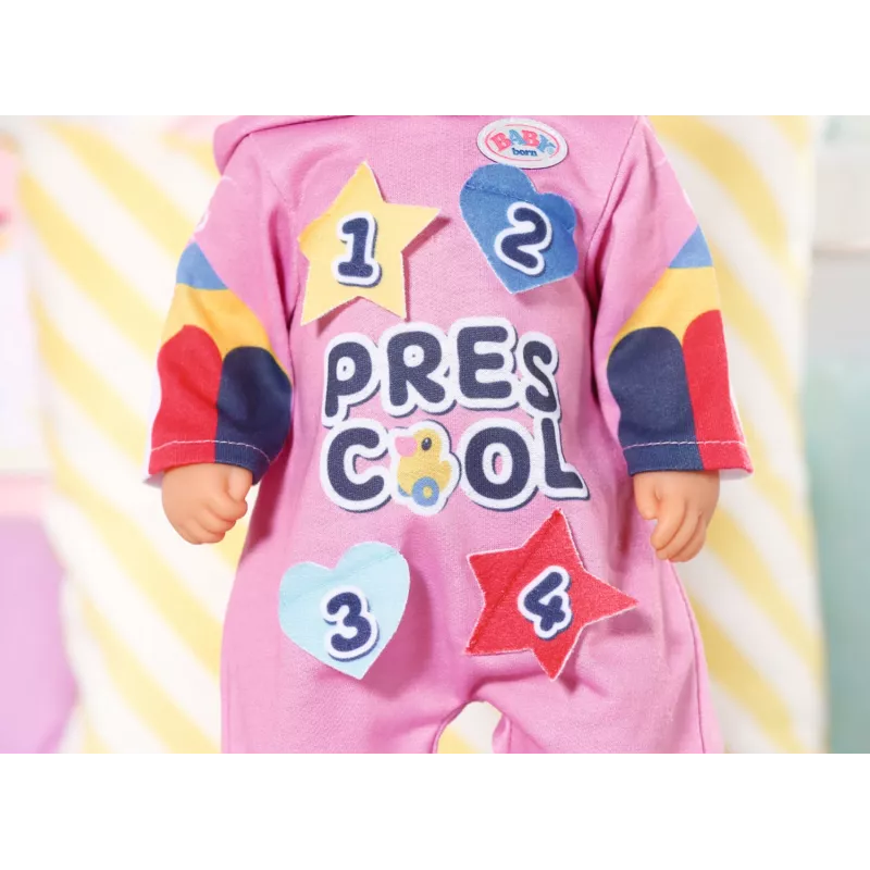 Leļļu kombinezons BABY born Kindergarten Romper+Badges 2 gadi 55 g