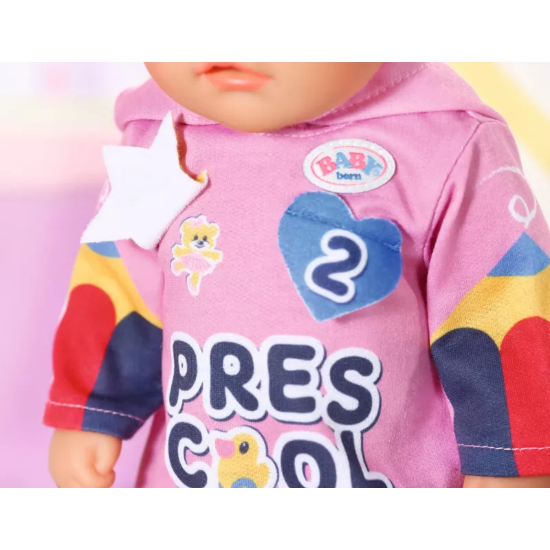 Leļļu kombinezons BABY born Kindergarten Romper+Badges 2 gadi 55 g