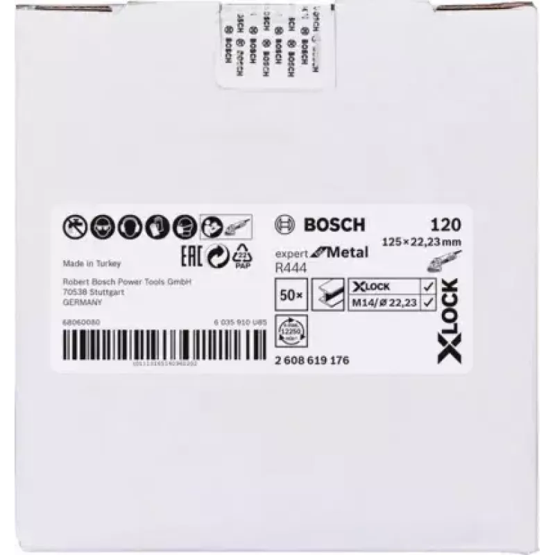 Bosch X-LOCK R444 EXPERT FOR METAL slīpēšanas disks