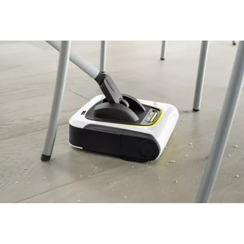 Elektriskā slota Karcher KB 5 — bezvada Li‑Ion 3.6V, 30 min darbības laiks, 230 mm platums, bez putekļu maisa 0.37 L