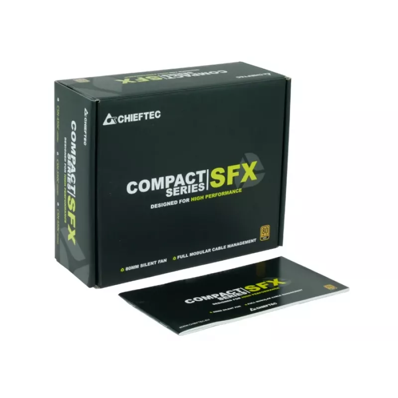 Chieftec CSN-650C barošanas bloks 650 W 20+4 kontaktu ATX SFX melns