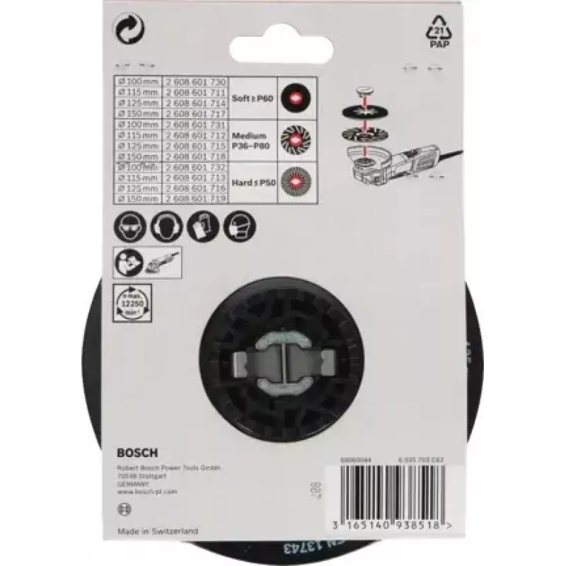 Bosch 2608601715 Pamatplāksne